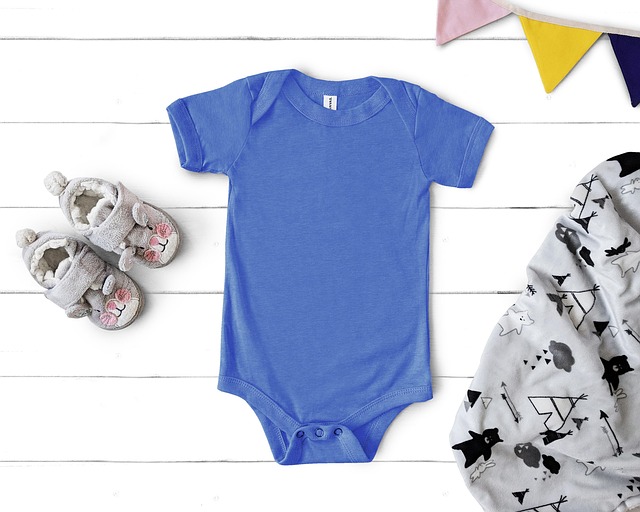 organic cotton baby onesie pastel