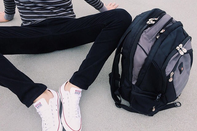 school supplies backpack notebooks pencils